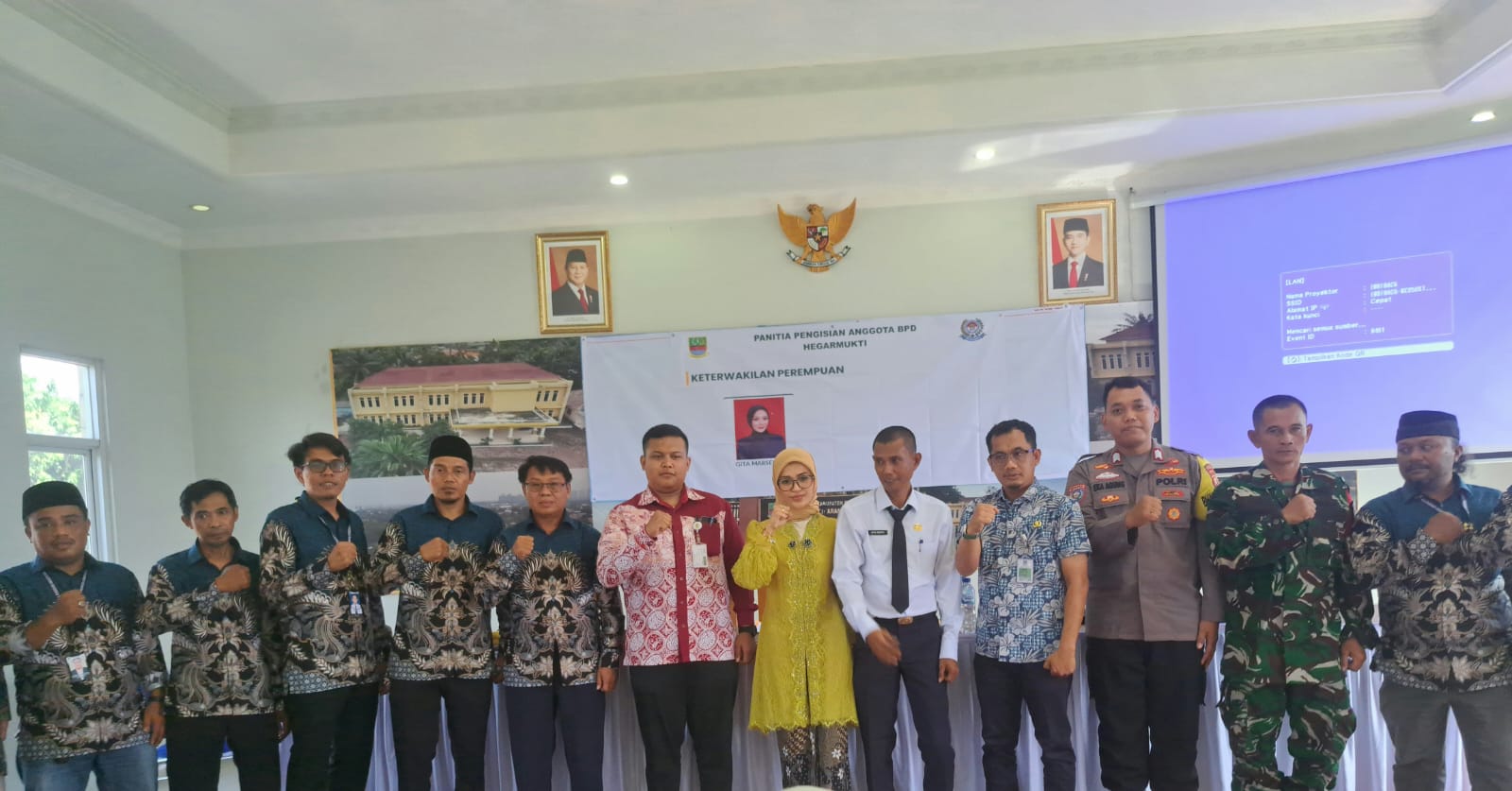 Gita Marselina Terpilih Sebagai Anggota BPD · Keterwakilan Perempuan Desa Hegarmukti · Periode 2026 – 2034